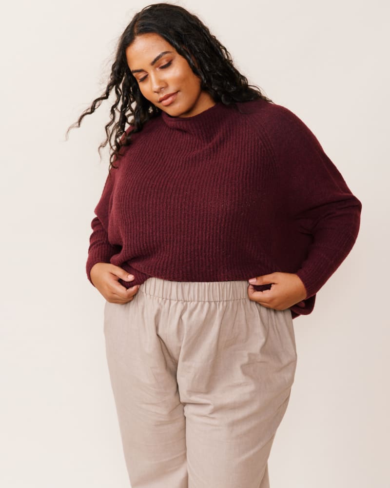 Plus size slouchy sweater shop